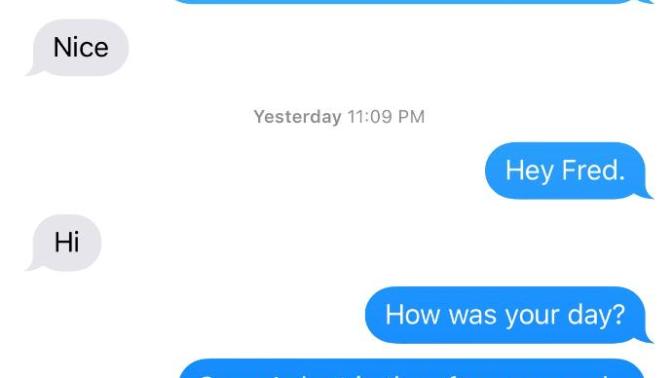 Guys, He said he is going to bed and will text in the morning and he doesn't. I feel confused. Should I text?