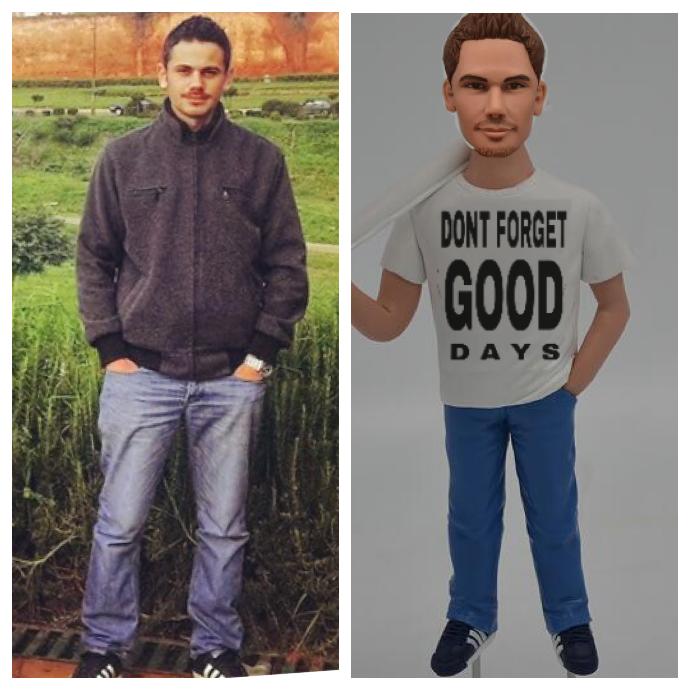 Does the sculpture look like him??