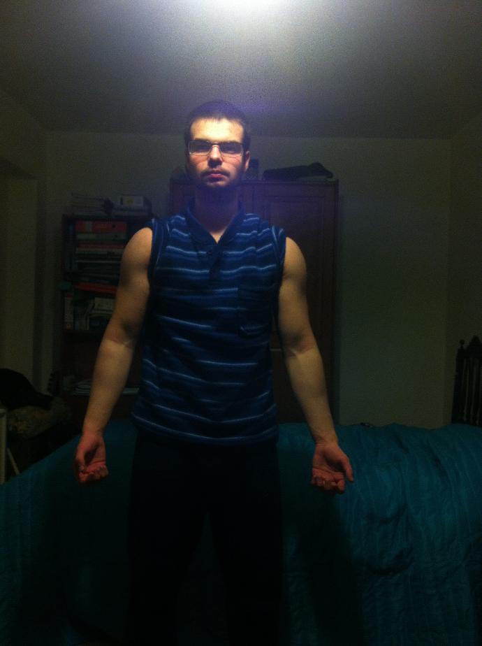 Girls, exactly how attractive are my arms?