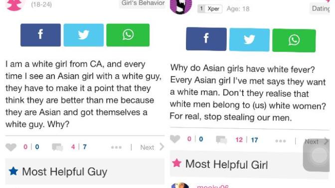 Why are some girls here really sensitive about Asian girls dating with White guys?