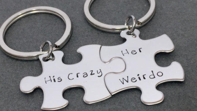 Which key-chain should I get for my boyfriend for Valentines day?