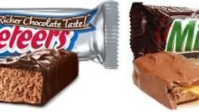 Milky way vs 3 Musketeers. Which candy bar do you prefer?