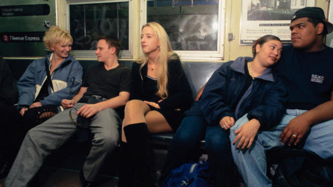 Guys how guilty are you of "man spreading"?