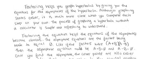 my handwriting