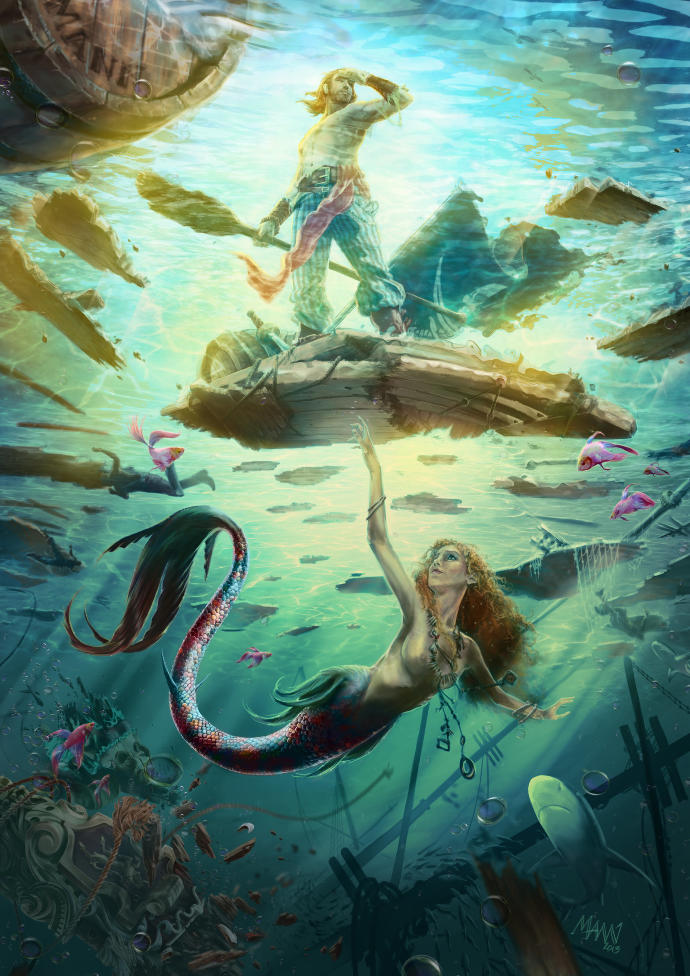Girls, If you were a mermaid, what kind of guy do you think you'd fall in love with?