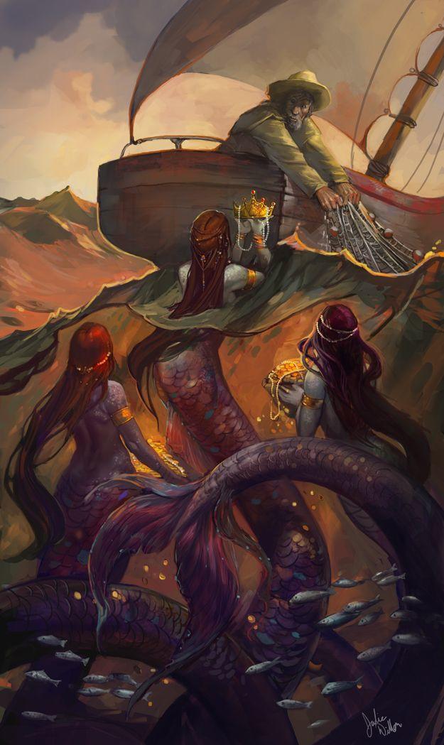Girls, If you were a mermaid, what kind of guy do you think you'd fall in love with?