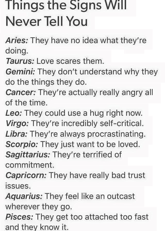 Is this true about your zodiac sign?