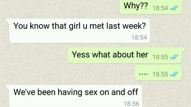 My boyfriend texted me that he cheated and DUMPED me As well... Things got UGLY over Text (Screenshots)... But WHYYY?