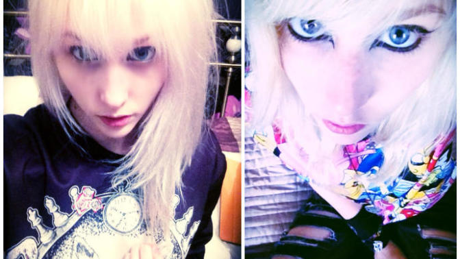 Punk rock blonde chick , Hot or Not? What is your opinion of her?