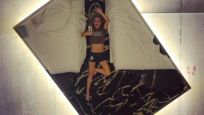 Mirror on the ceiling, weird or cool? And what's the purpose?