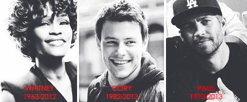 Although they didn't know us, we were all fans... Post 2 celebs who passed away, but you miss dearly?