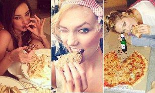 Why do skinny models pretend they eat pizzas and burgers all day when it's obvious they don't?