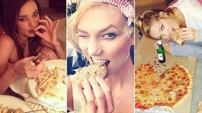 Why do skinny models pretend they eat pizzas and burgers all day when it's obvious they don't?