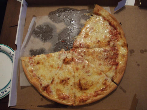 Do you wipe the grease off of your greasy pizza?