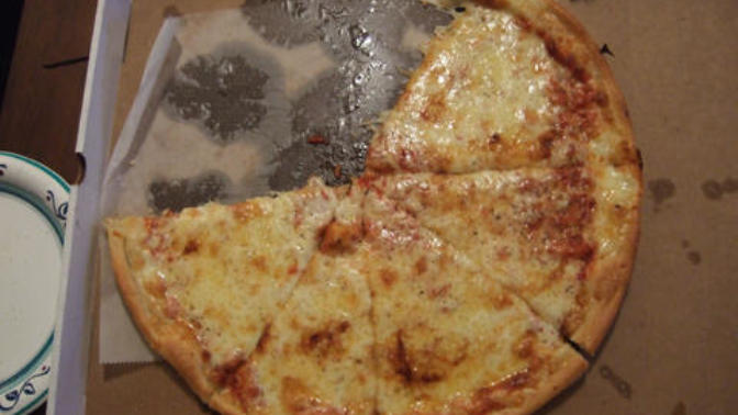 Do you wipe the grease off of your greasy pizza?