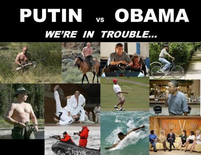 Vladimir Putin is Alpha Male while Obama is pure Beta. Agree/Disagree?