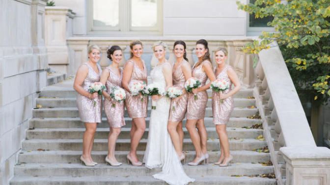 Who should win the battle of the bridesmaids dresses?