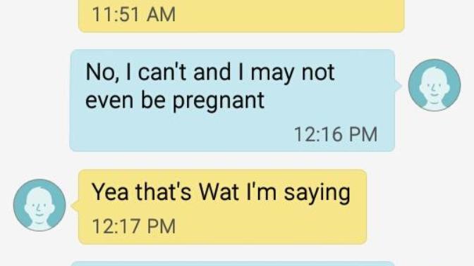 Does he want me to have an abortion?