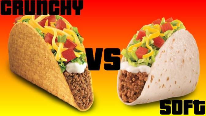 If you had to choose between eating tacos every day or being skinny for the rest of your life - would you choose hard or soft tacos?
