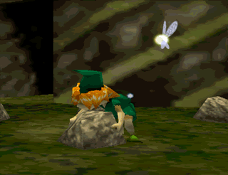 Does this kokiri dude look like he's humping a rock?