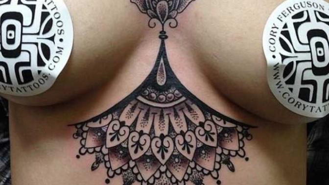 What do we think about underboob tattoos?