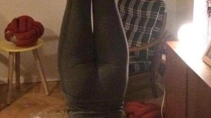 Is there anyone else still in winter clothes even though it's April?