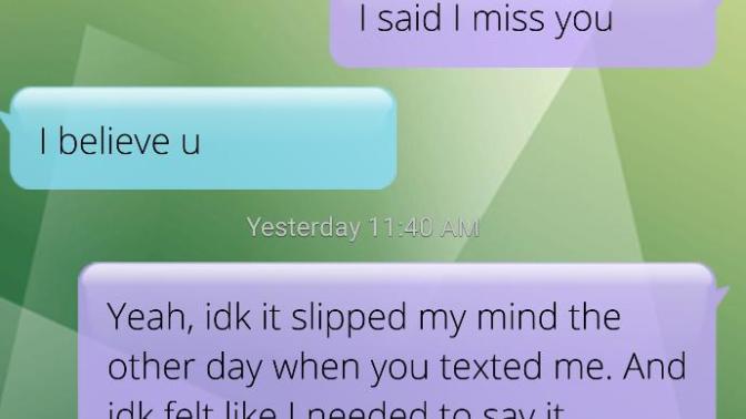 Please, need help over ex? I don't know how to take this and it's bothering me/even making me emotional again, any help?