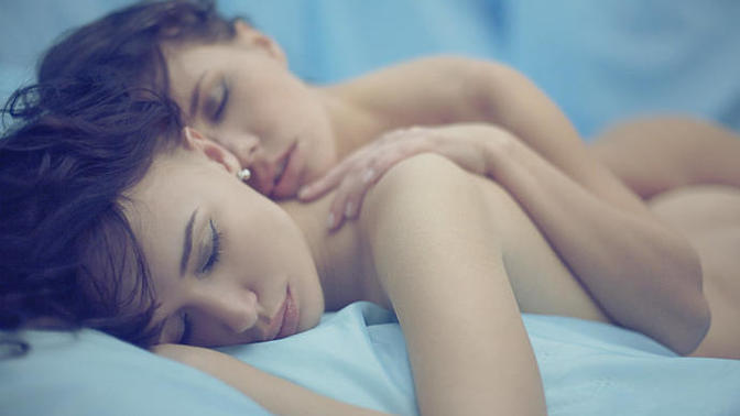 Girls, I'm straight, but for some reason pictures of girls cuddling naked makes me feel relaxed. Any idea why I feel this way?