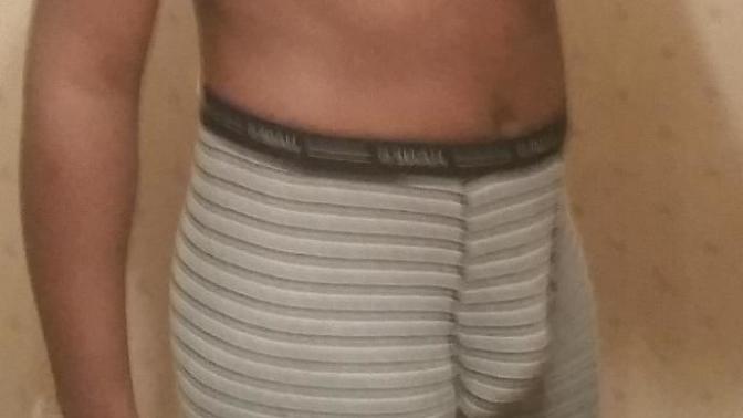 Girls, Pic added warning in boxer briefs?