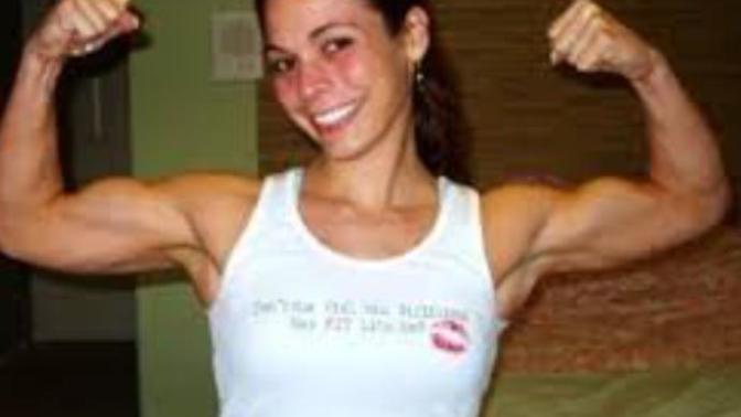 Are this girls arms too big?