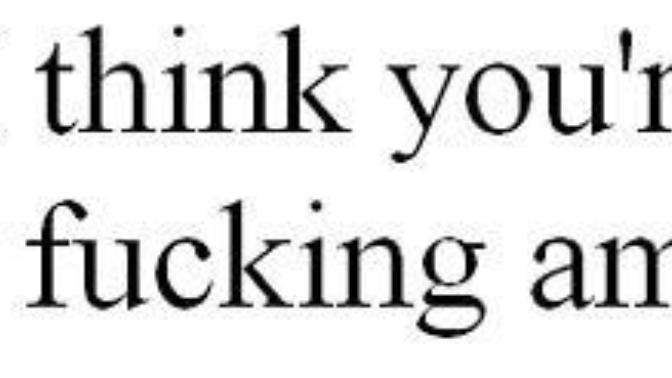 Why are you so amazing?