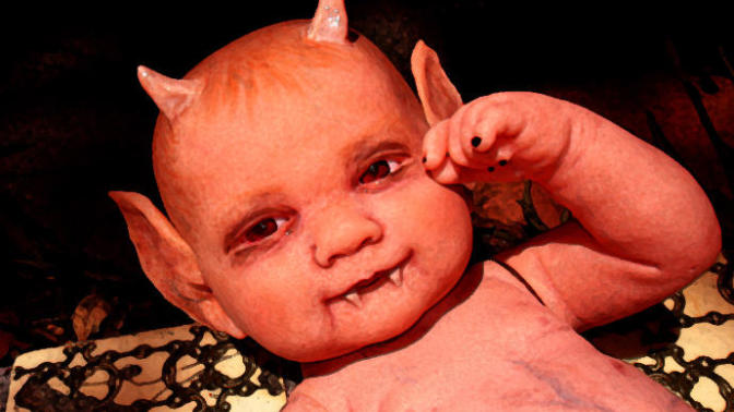 Girls, what would you do if you gave birth to a Demon Baby?