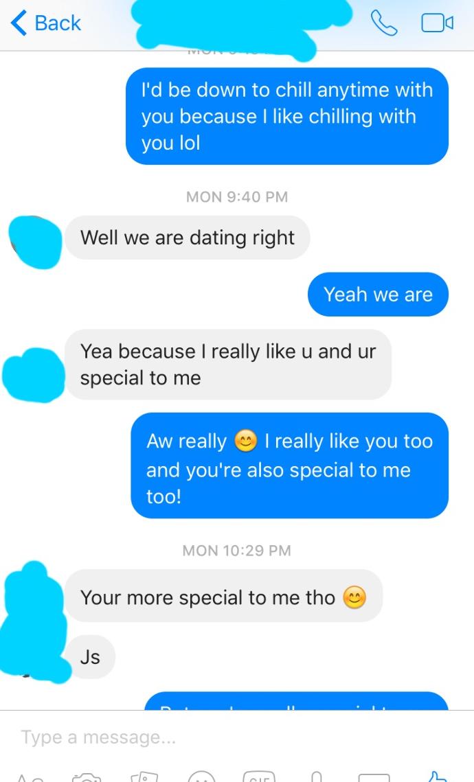 What does it mean when a guy says youre special?