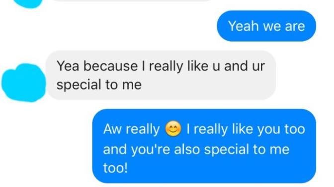 What does it mean when a guy says you're special?