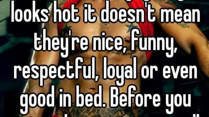 Why is it some guys always complain about women only wanting bad guys, when they stick around the 'mean girls' just because they're hot?