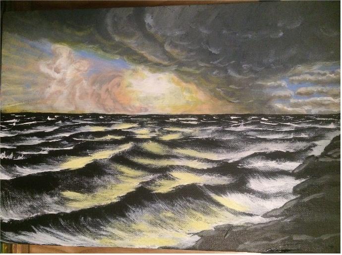 What do you think of my latest painting?
