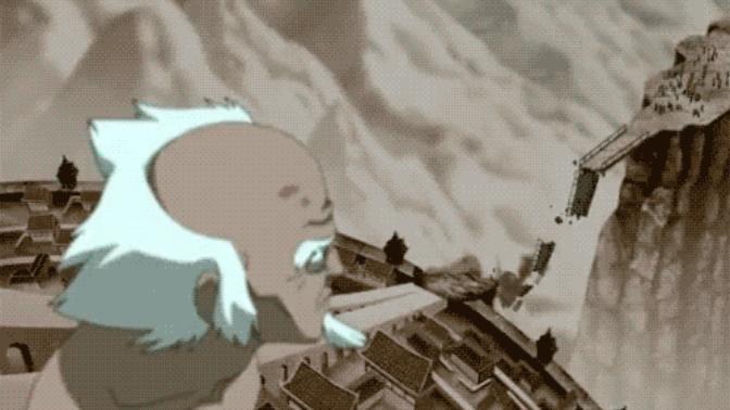 [See GIF] What is King Bumi eating?