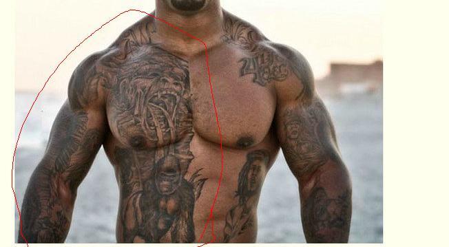 Which of these areas on the body are the hardest to pull off tattoos?