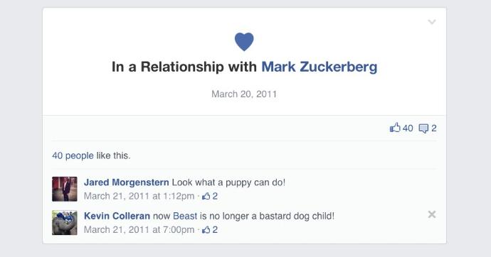 Would you announce your relationship status on facebook?