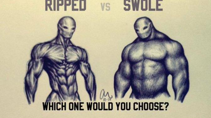 Girls, Ripped vs Swole?