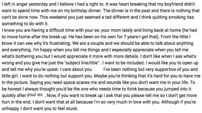 Am I hanging on or is there a chance he will come back?