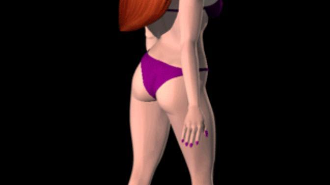 Girls, how much do your hips sway and breasts jiggle when you walk, do you notice it at all?
