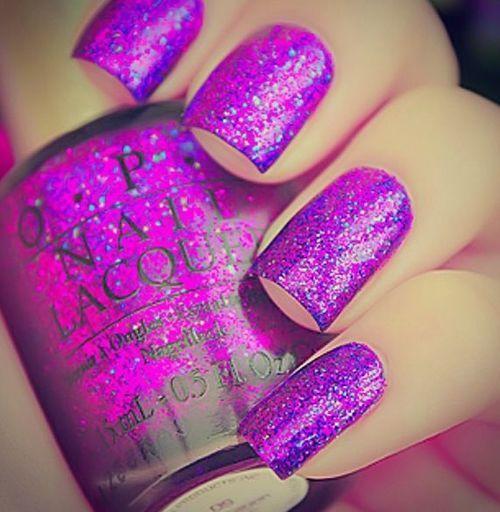 Guys, do you like nails with glitter polish on girls?