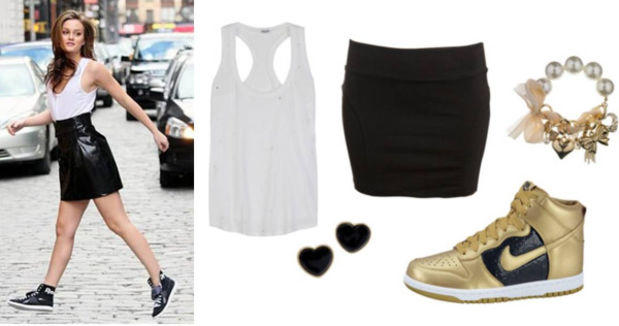 Are sneakers with skirts awkward looking?