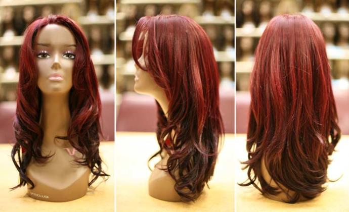 Your opinions on red lowlights, highlights, dip dye and ombre in brown hair?