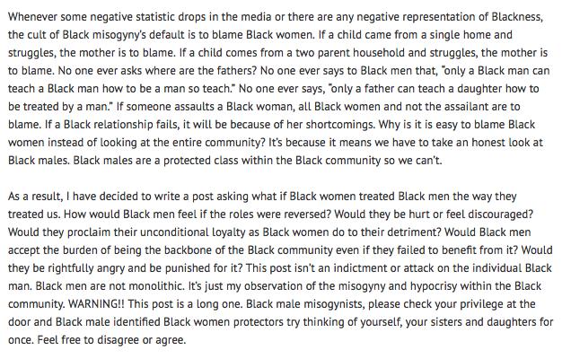 Do black men hate black women so much because they hate their own blackness so take it out on black women?