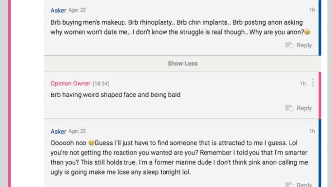 What can the admins do about stalkers on this website?