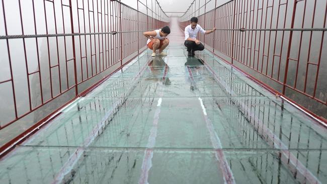 World's longest and highest glass-bottom bridge. Would you walk across it?