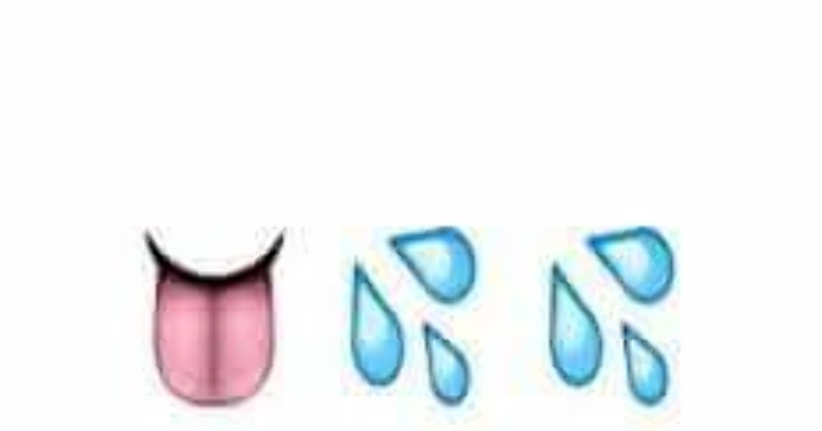 Tongue and wet emoji meaning? GirlsAskGuys