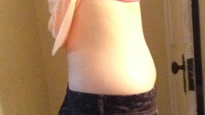 Is this amount of belly pouch a turn off on my slim body type?